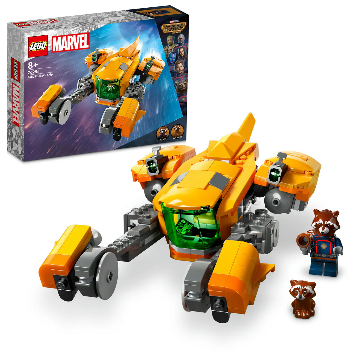 LEGO Marvel Baby Rocket's Ship Building Toy 76254 - Image 4