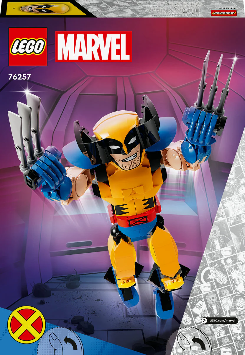 LEGO Marvel Wolverine Construction Figure Set 76257 - Image 3
