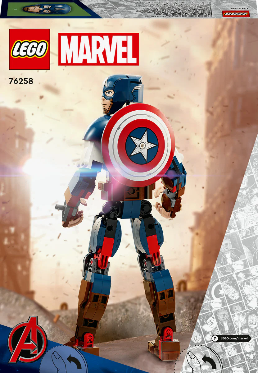 LEGO Marvel Captain America Construction Figure 76258 - Image 3