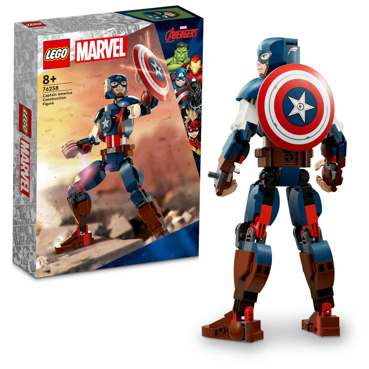 LEGO Marvel Captain America Construction Figure 76258 - Image 4