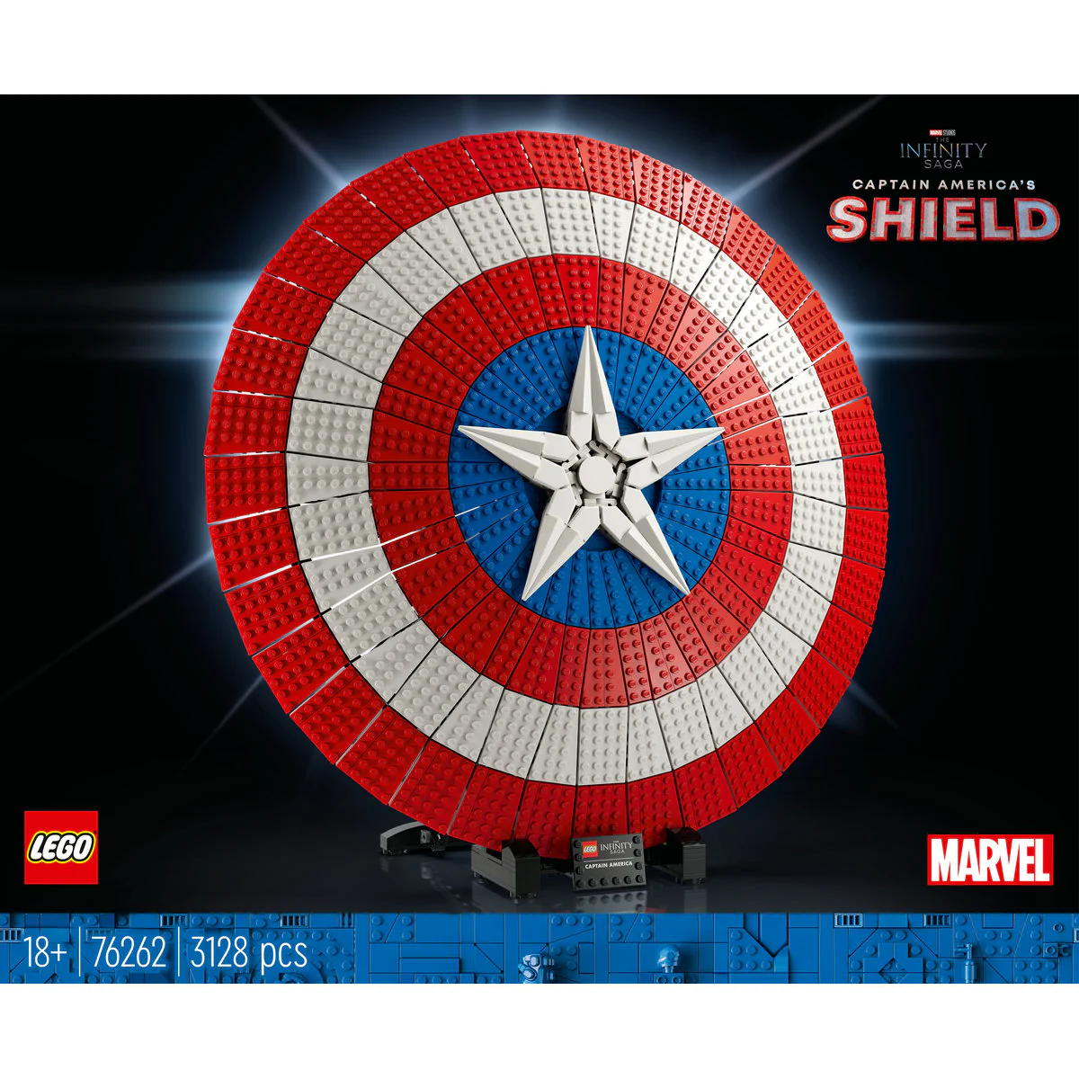 LEGO Marvel Captain America's Shield Set 76262 - Image 2