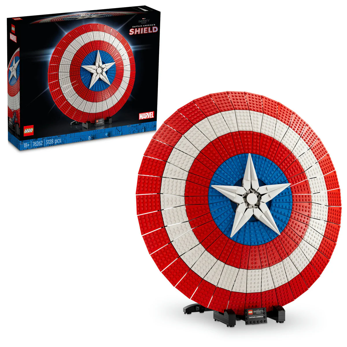 LEGO Marvel Captain America's Shield Set 76262 - Image 4