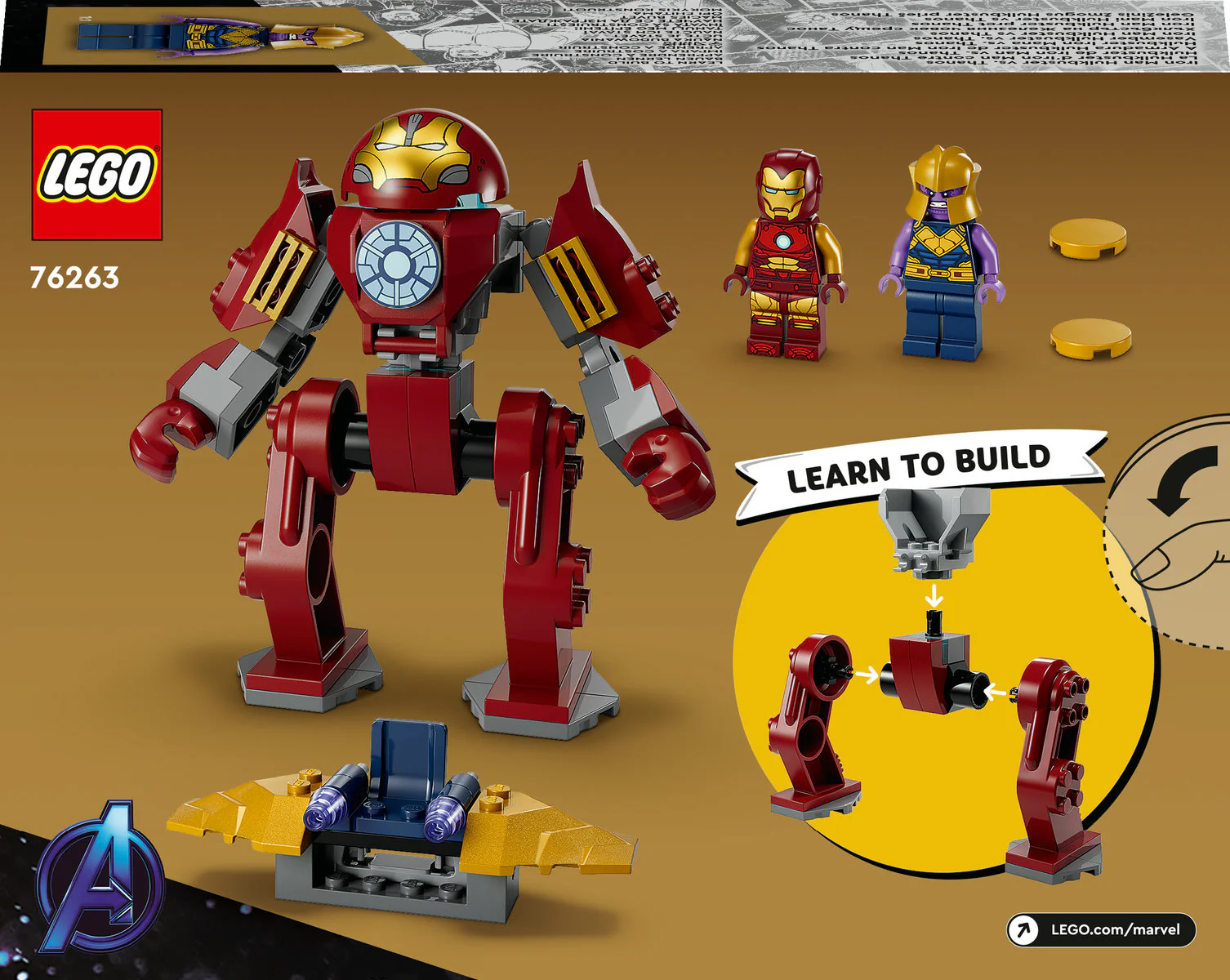 LEGO Marvel Iron Man Hulkbuster vs. Thanos Set 76263 - Image 3
