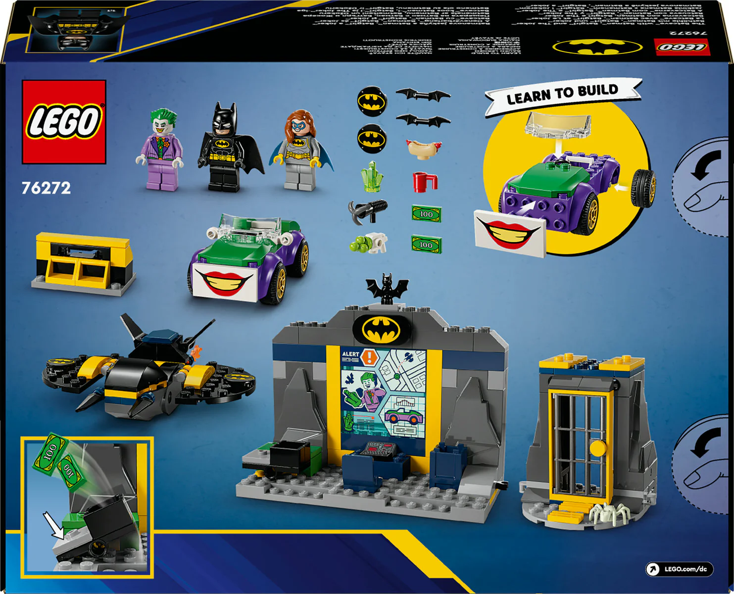 LEGO DC The Batcave with Batman, Batgirl & The Joker 76272 - Image 3