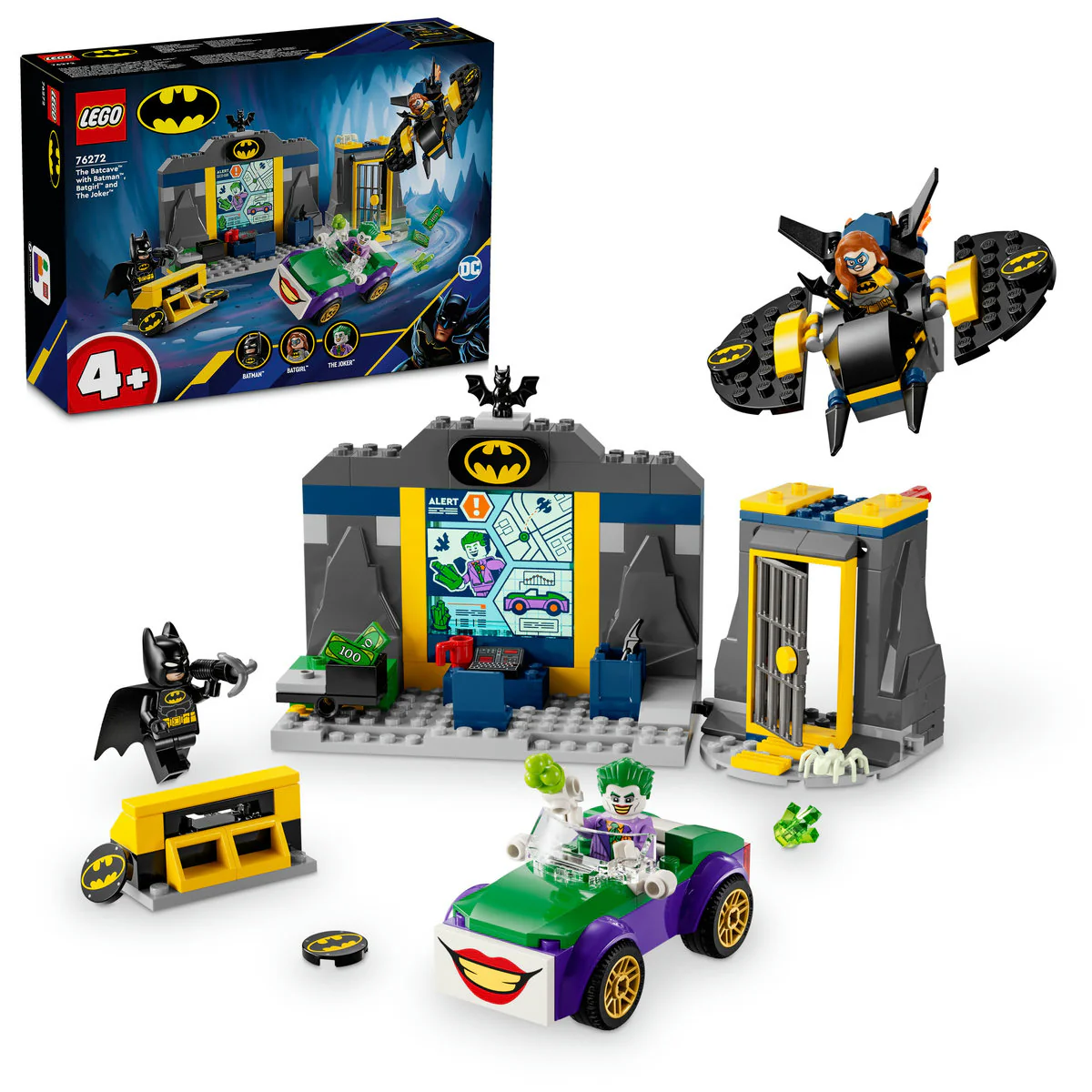 LEGO DC The Batcave with Batman, Batgirl & The Joker 76272 - Image 4