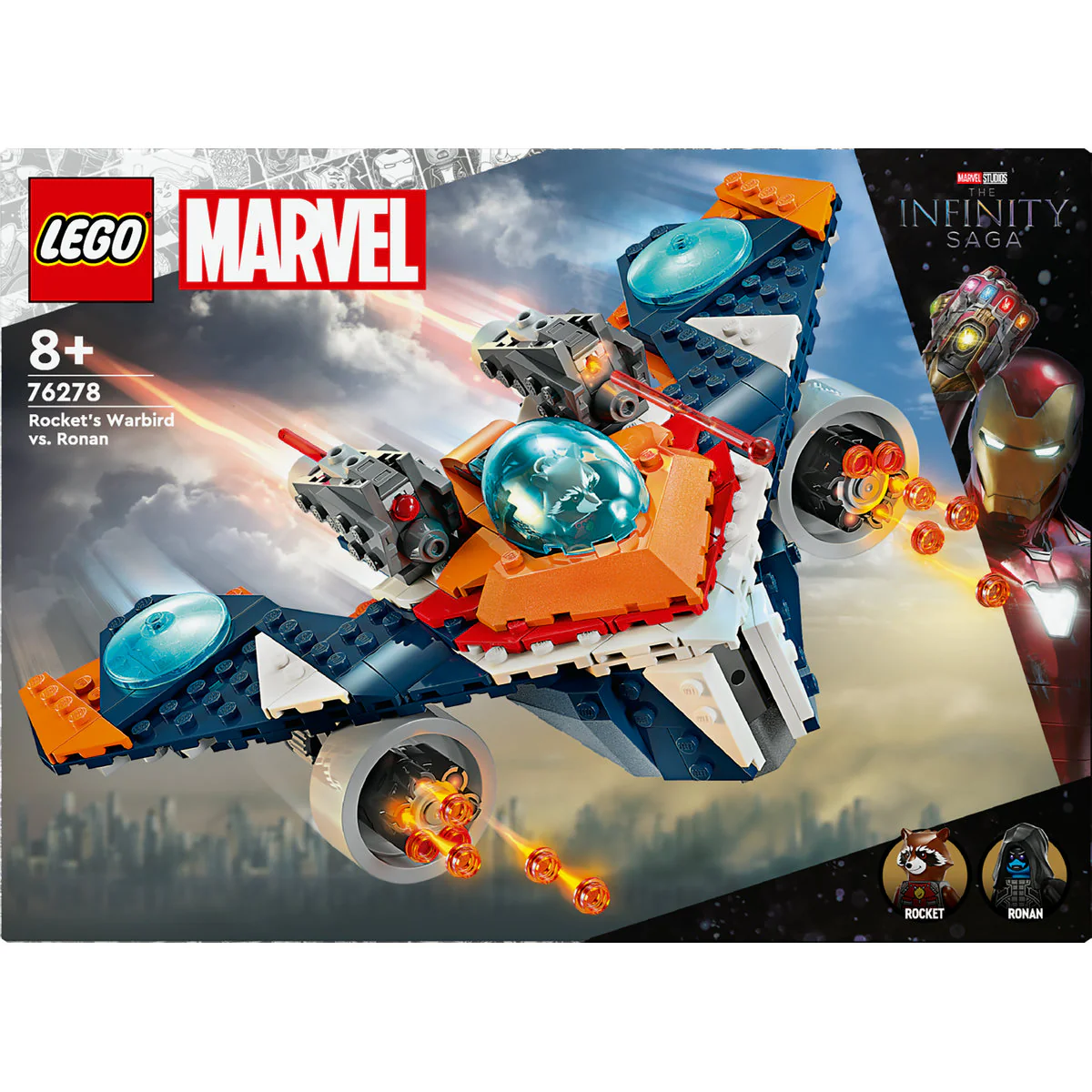 LEGO Marvel Rocket’s Warbird vs. Ronan Set 76278 - Image 2