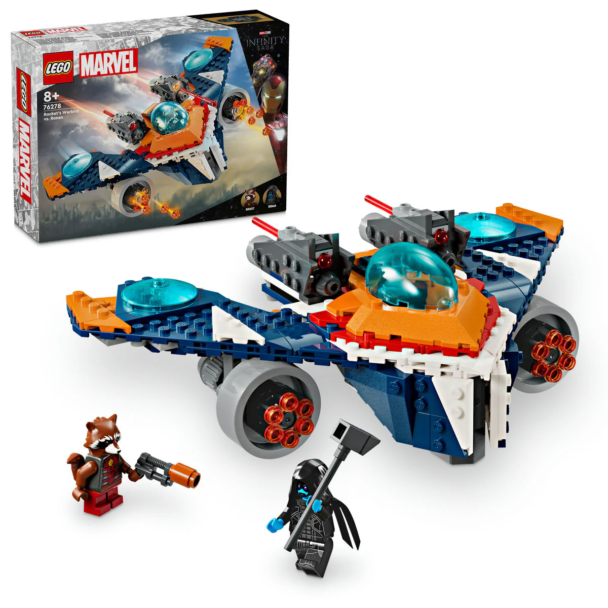 LEGO Marvel Rocket’s Warbird vs. Ronan Set 76278 - Image 4