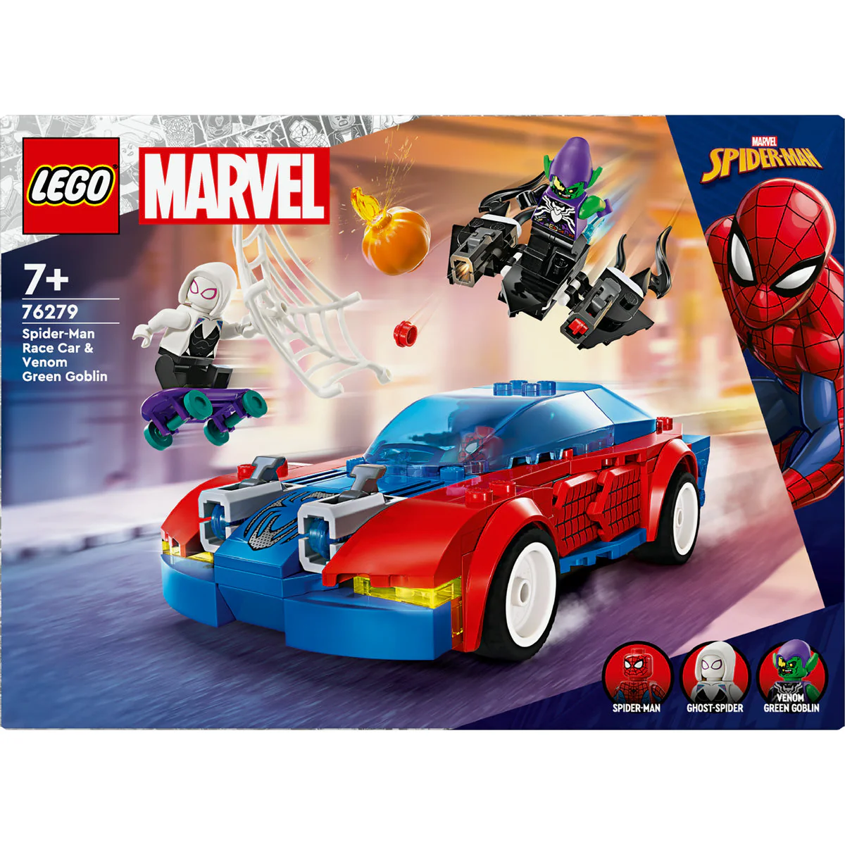 LEGO Marvel Spider-Man Race Car & Venom Green Goblin 76279 - Image 2