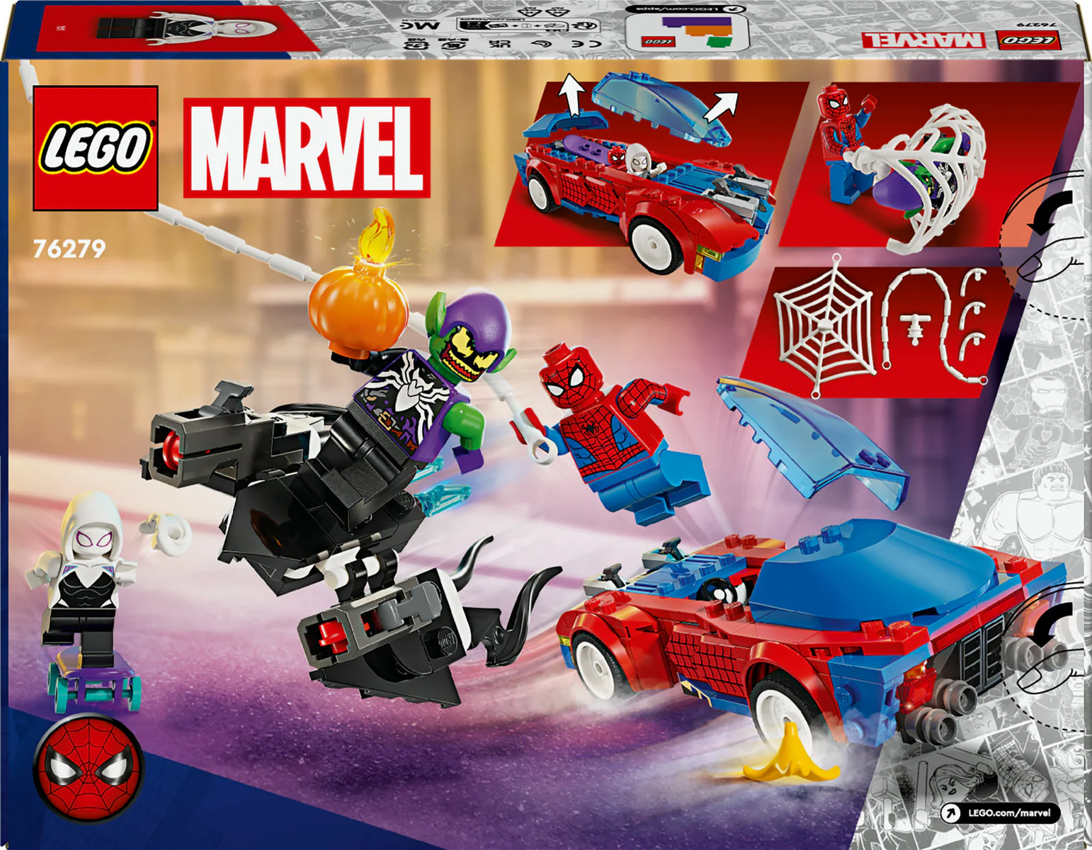 LEGO Marvel Spider-Man Race Car & Venom Green Goblin 76279 - Image 3