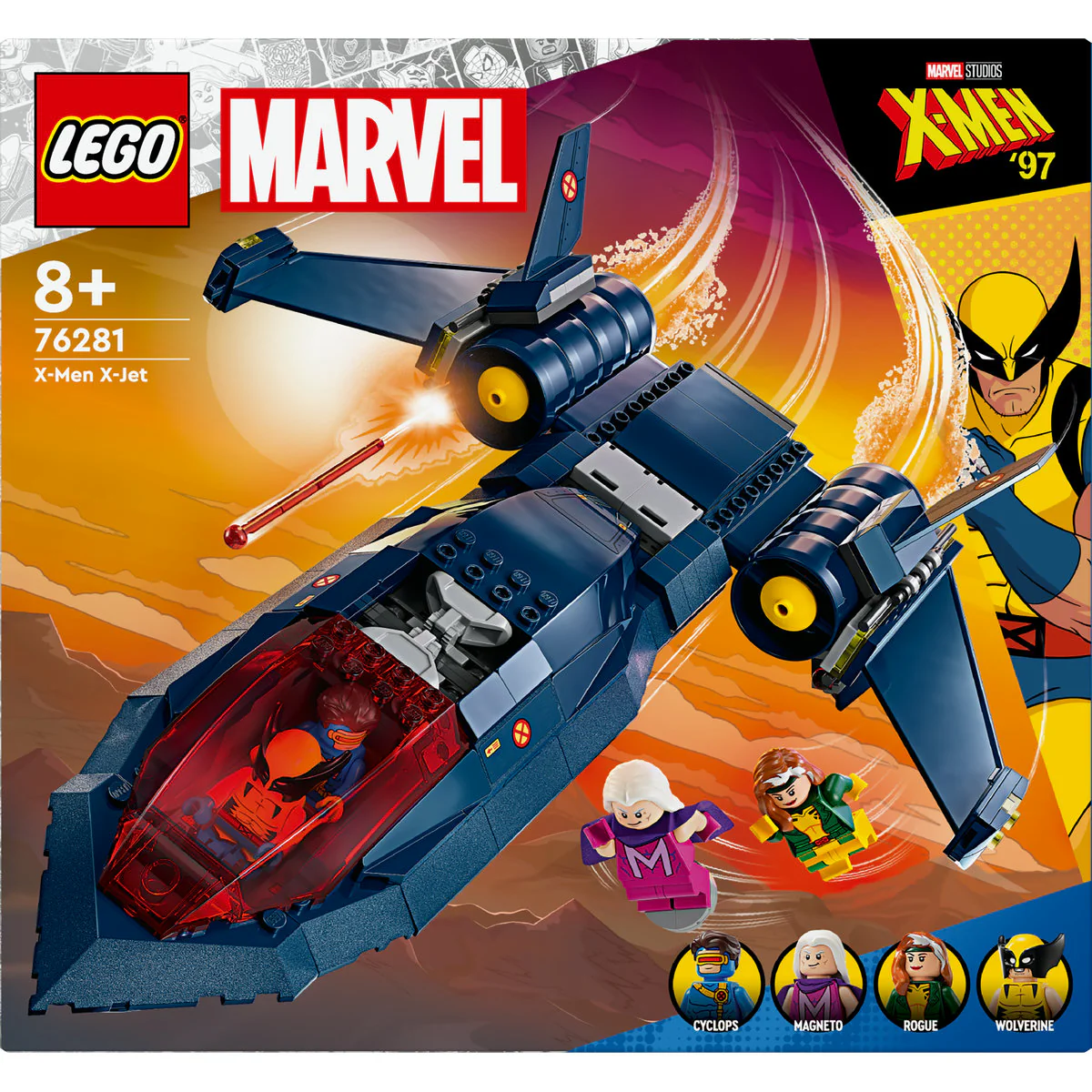LEGO Marvel X-Men X-Jet Buildable Toy Plane 76281 - Image 2