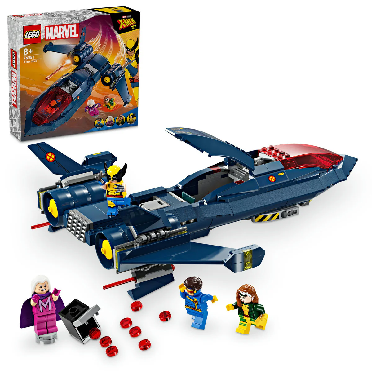 LEGO Marvel X-Men X-Jet Buildable Toy Plane 76281 - Image 4