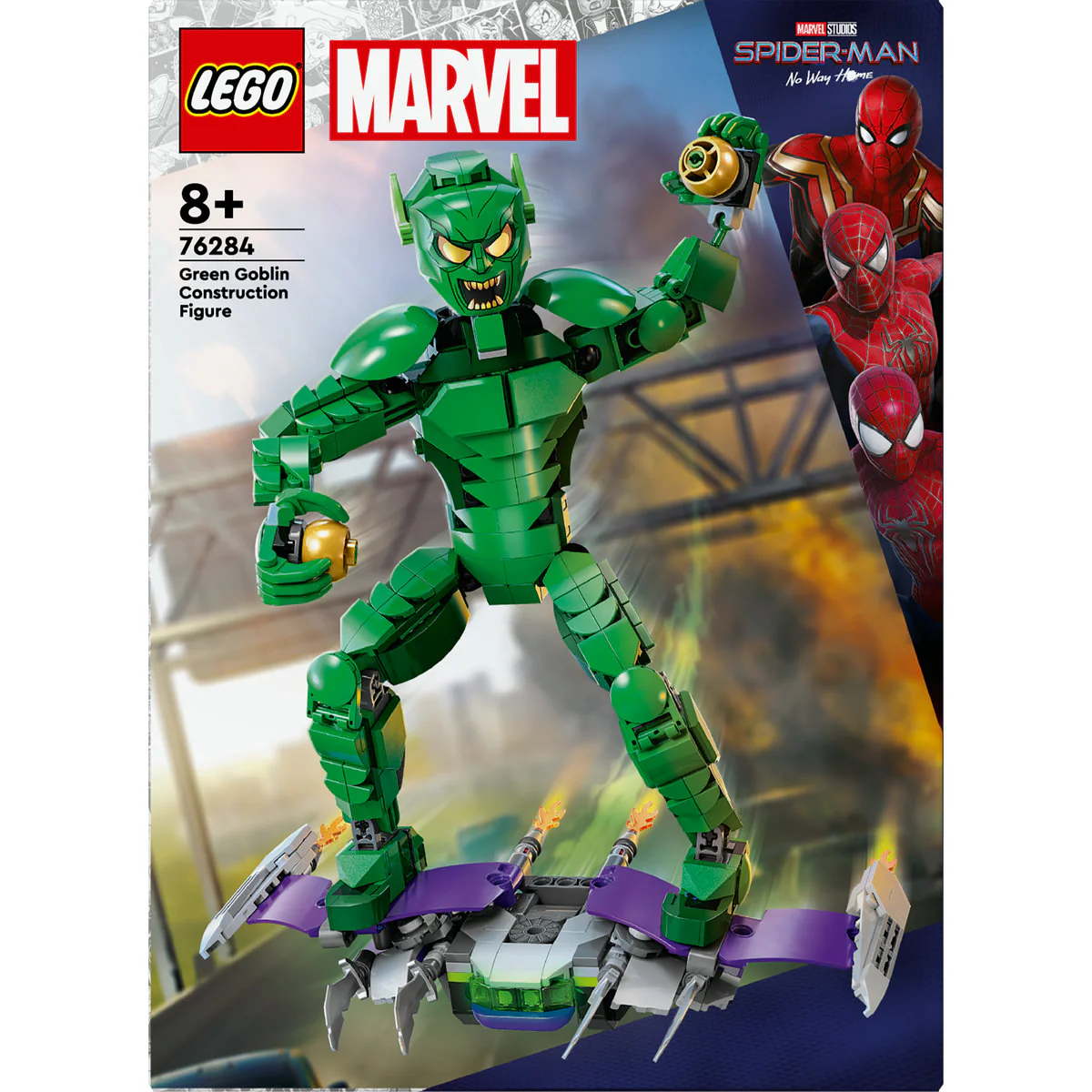 LEGO Marvel Green Goblin Construction Figure 76284 - Image 2
