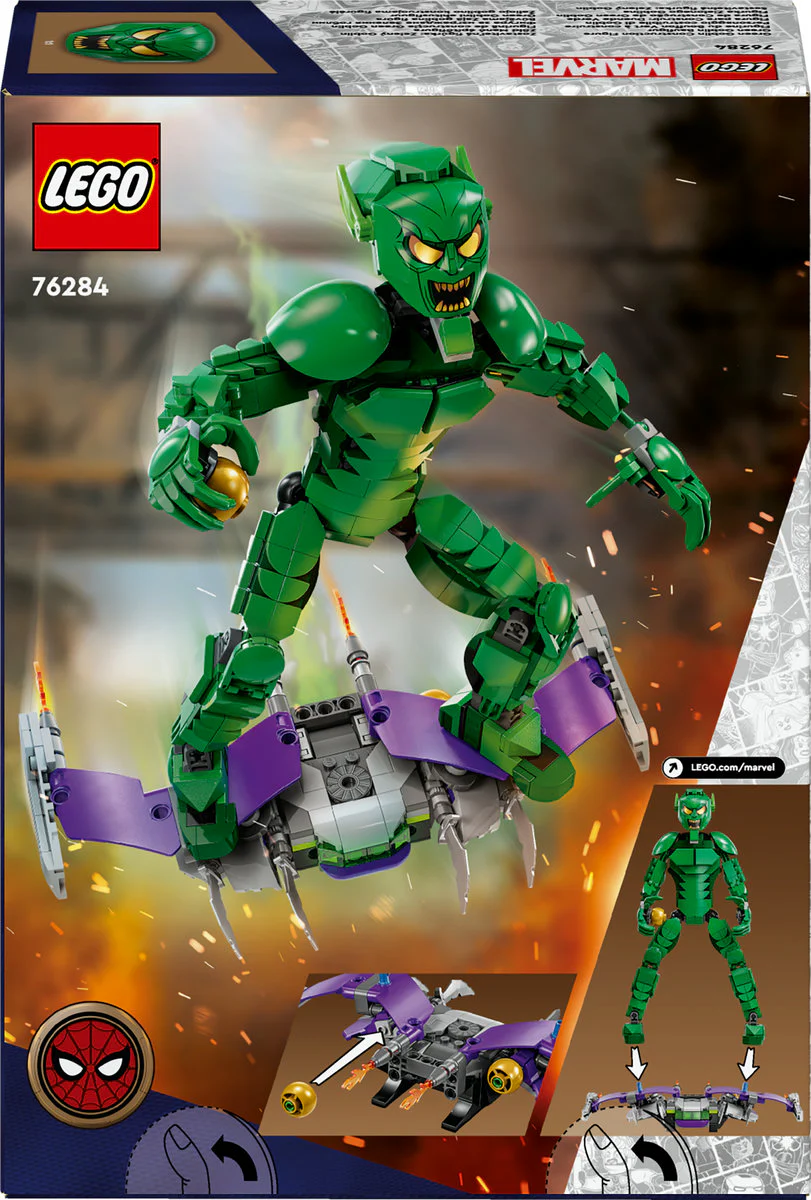 LEGO Marvel Green Goblin Construction Figure 76284 - Image 3
