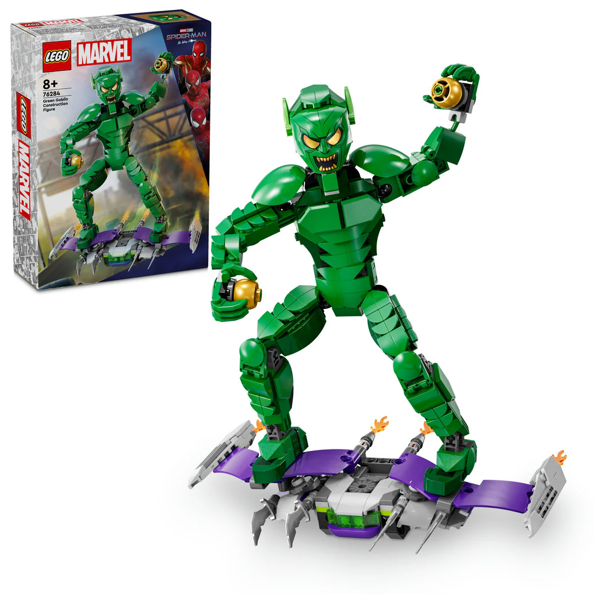 LEGO Marvel Green Goblin Construction Figure 76284 - Image 4