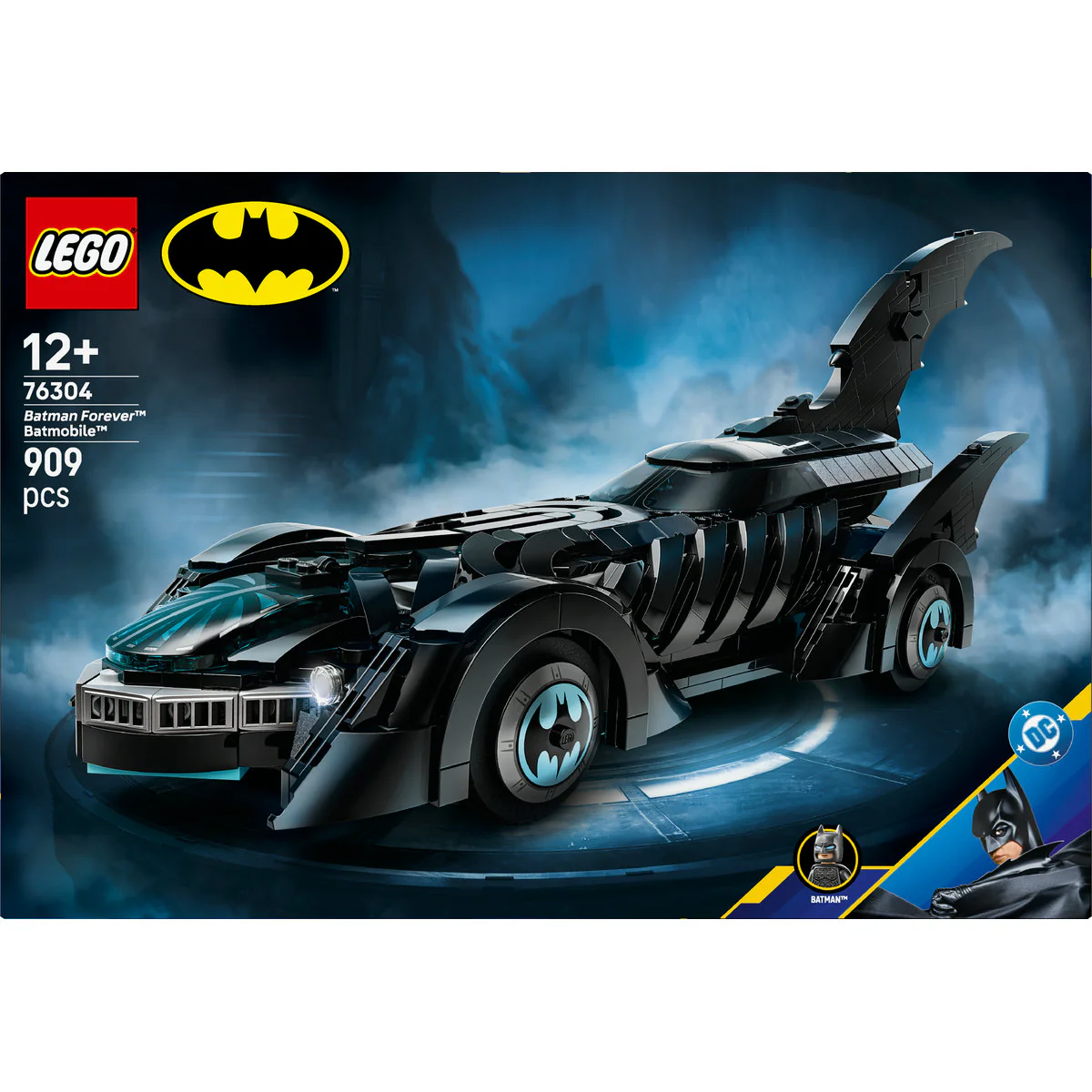 LEGO DC Batman Forever Batmobile Toy Car 76304 - Image 3