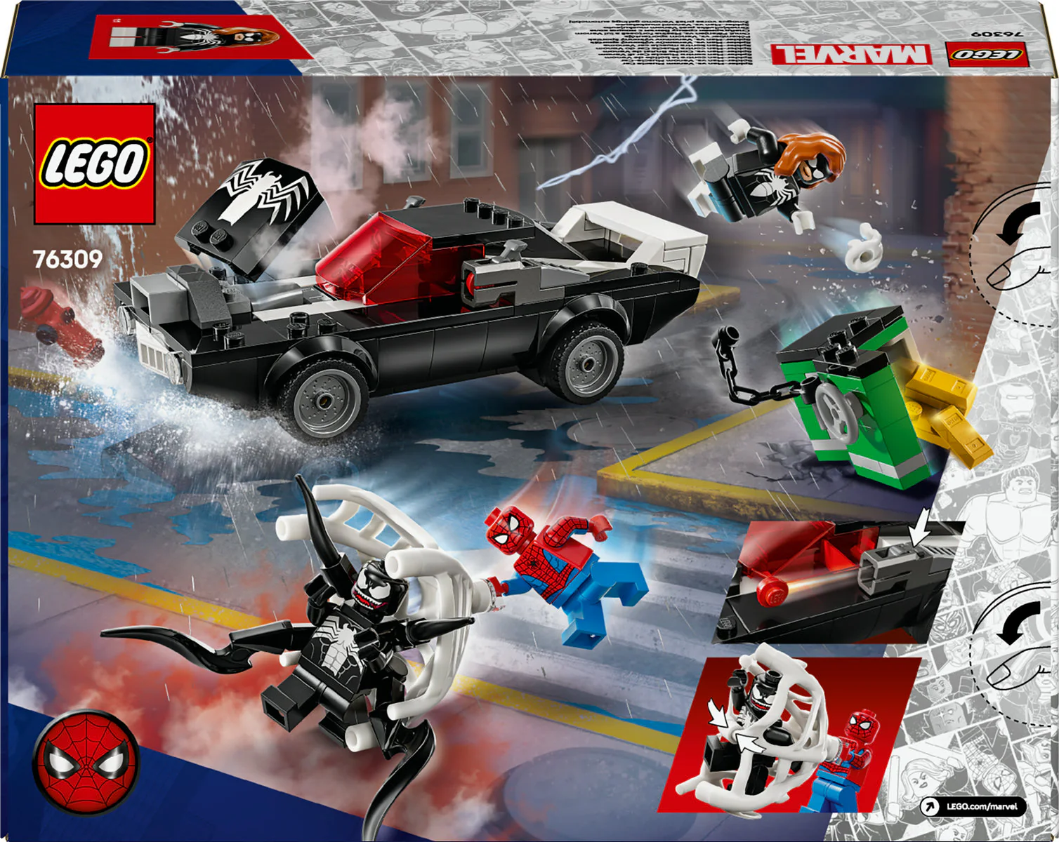 LEGO Marvel Spider-Man vs. Venom Muscle Car 76309 - Image 3