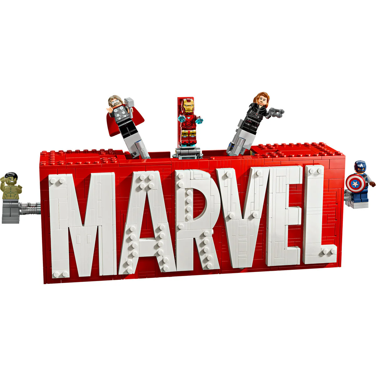 LEGO Marvel: MARVEL Logo & Minifigures Set 76313 - Image 2