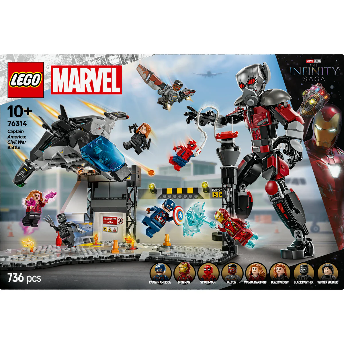 LEGO Marvel Captain America: Civil War Action Battle 76314 - Image 3
