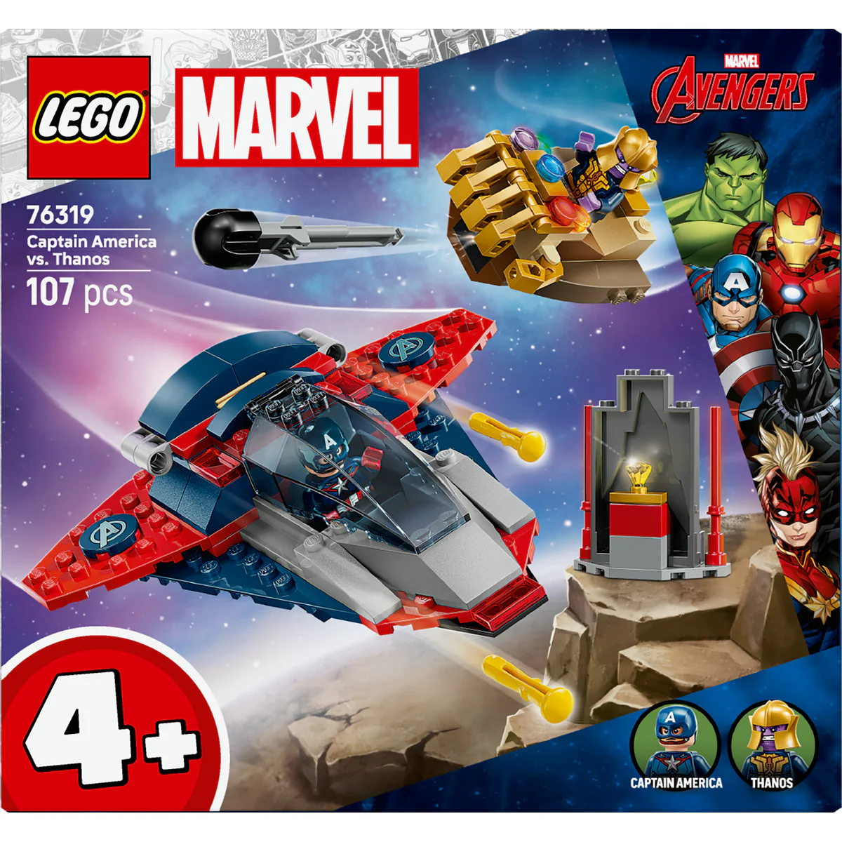 LEGO ǀ Marvel Captain America vs. Thanos Set 76319 - Image 3