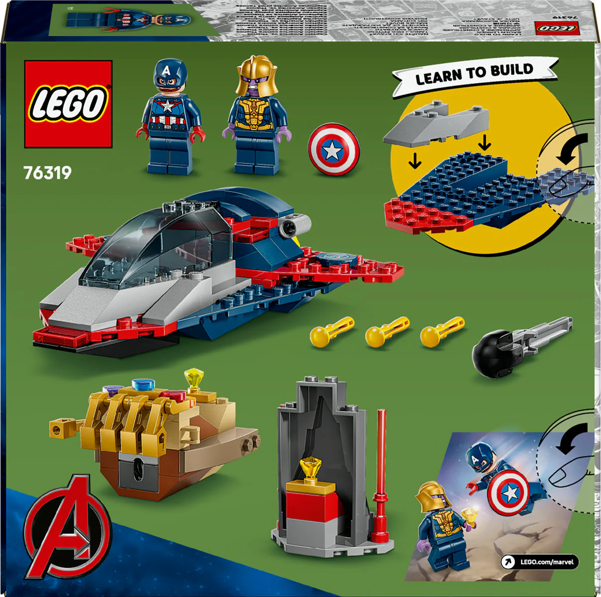 LEGO ǀ Marvel Captain America vs. Thanos Set 76319 - Image 4