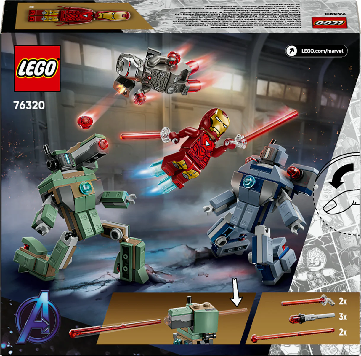 LEGO ǀ Marvel Iron Man & War Machine vs. Hammer Drones 76320 - Image 4