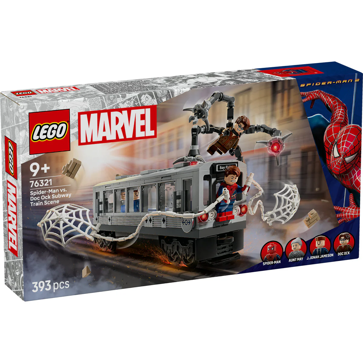 LEGO ǀ Marvel Spider-Man vs. Doc Ock Subway Train Scene 76321 - Image 2