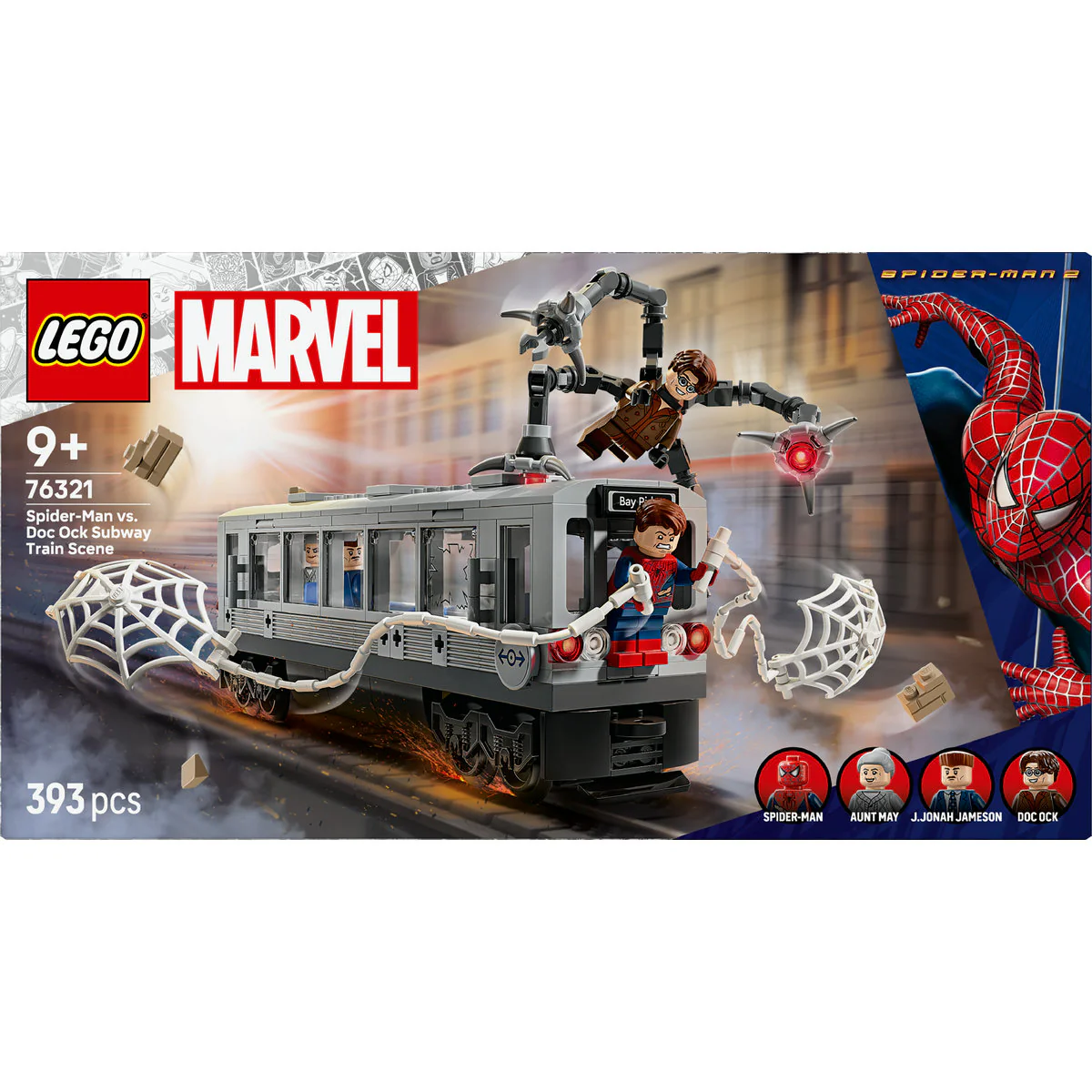 LEGO ǀ Marvel Spider-Man vs. Doc Ock Subway Train Scene 76321 - Image 3