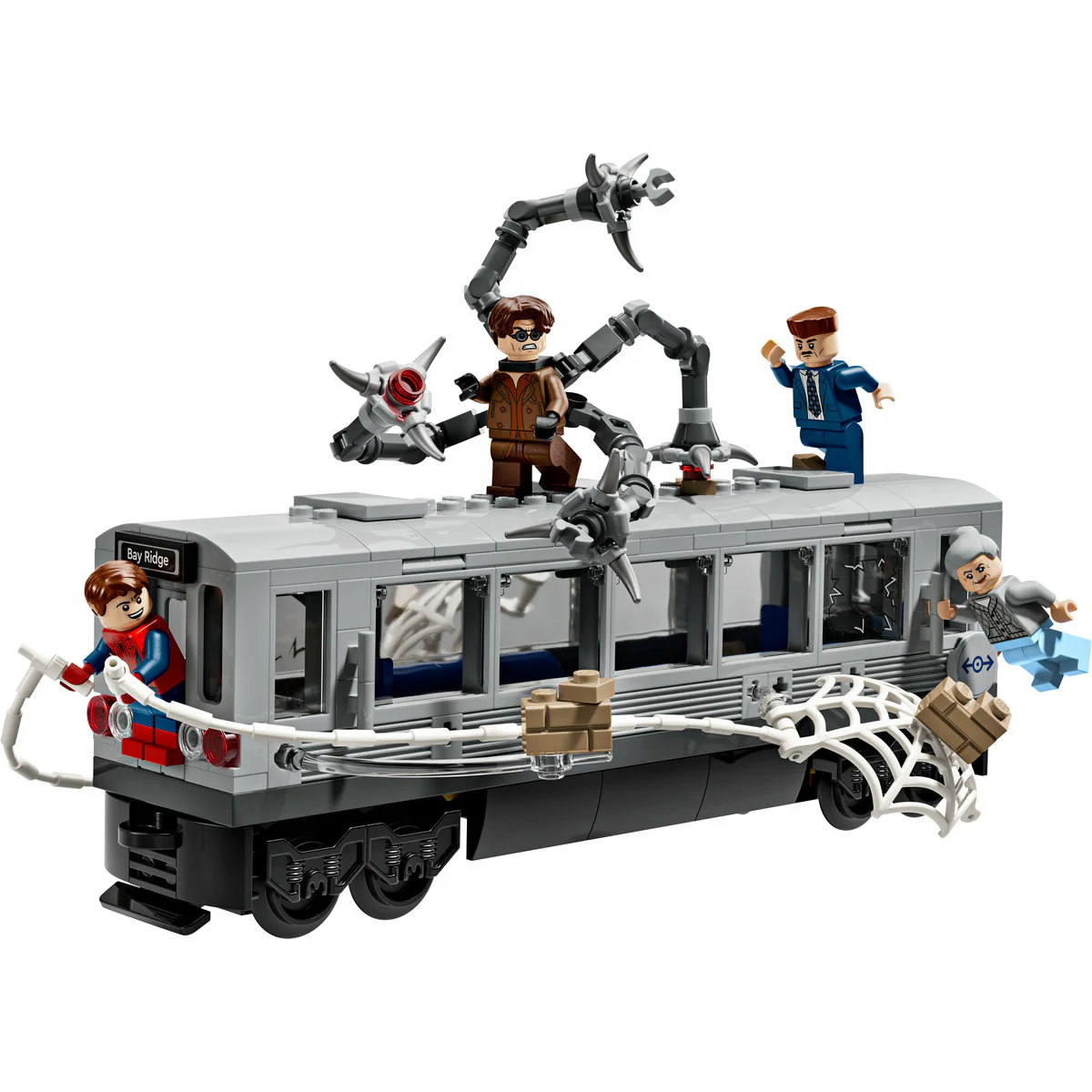LEGO ǀ Marvel Spider-Man vs. Doc Ock Subway Train Scene 76321 - Image 5