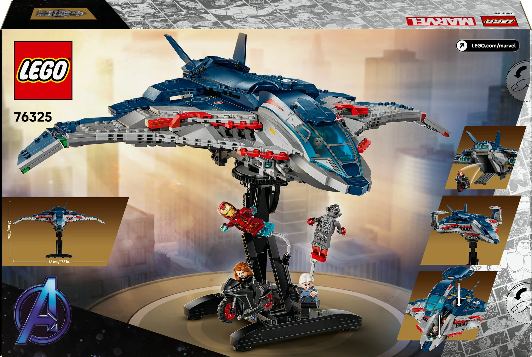 LEGO Marvel Avengers: Age of Ultron Quinjet 76325 - Image 4