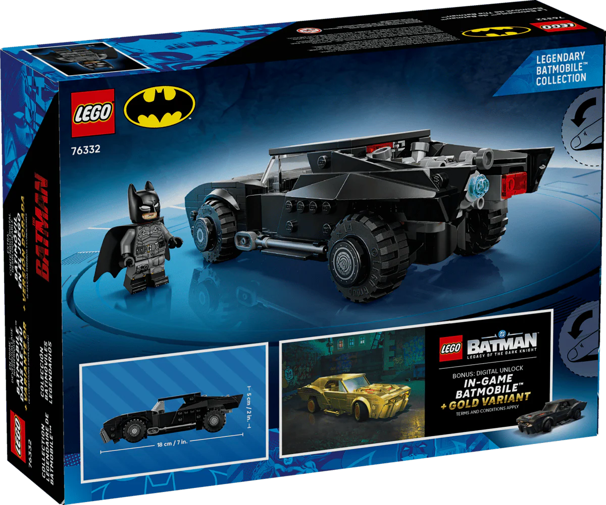 LEGO DC The Batman Batmobile Car Toy for Kids 76332 - Image 3