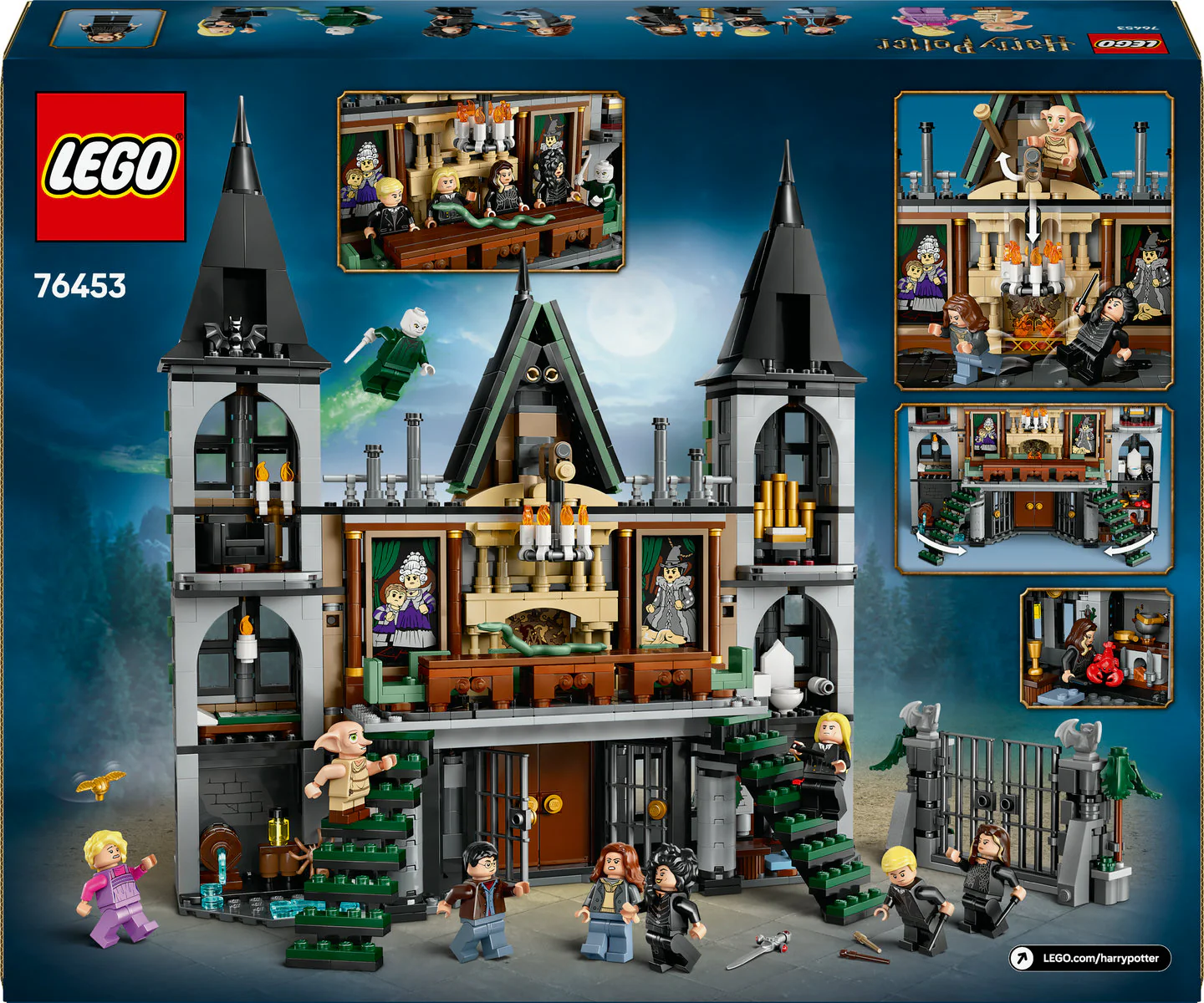 LEGO Harry Potter Malfoy Manor Building Toy 76453 - Image 3