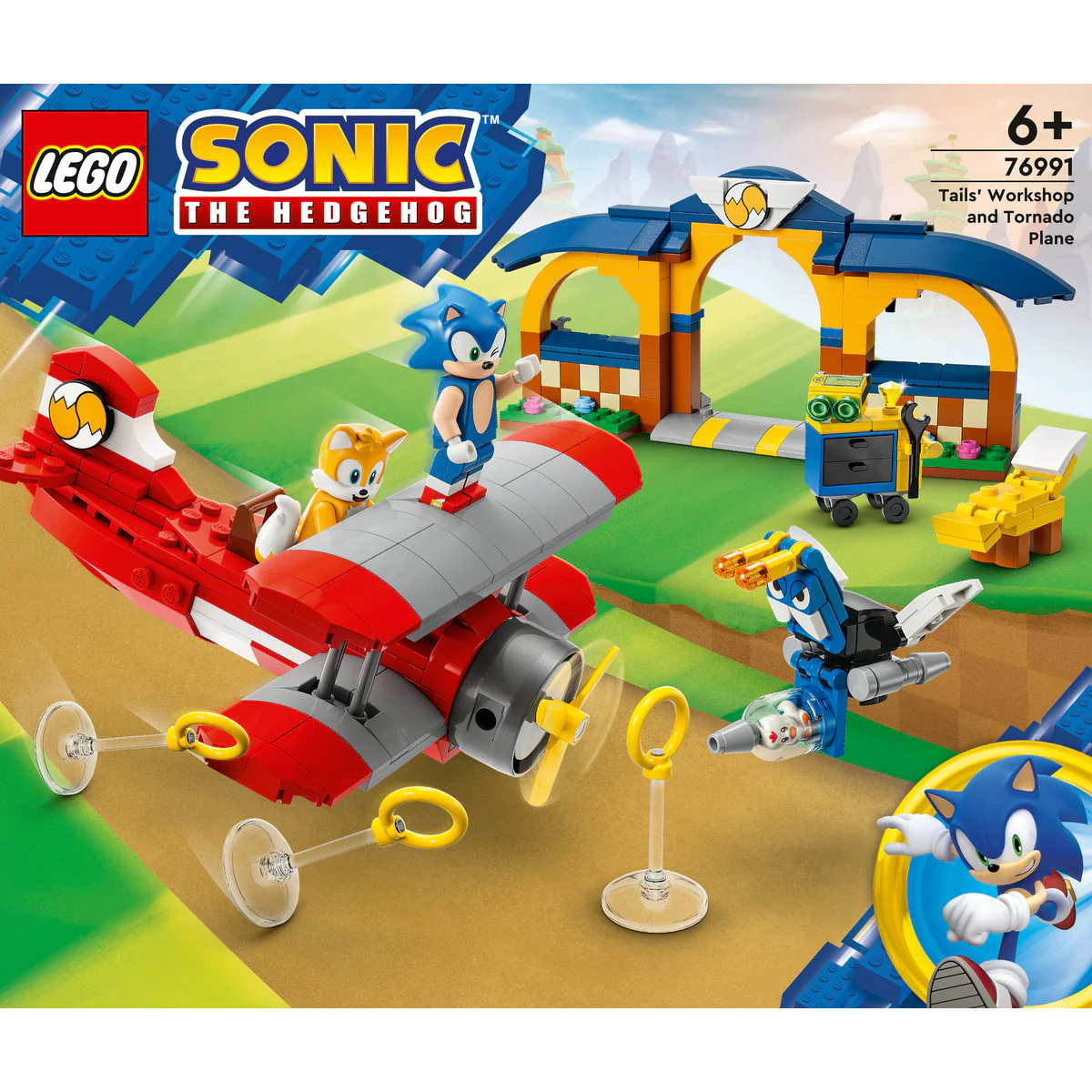 LEGO Sonic the Hedgehog Tails' Workshop and Tornado Plane 76991 - Image 2