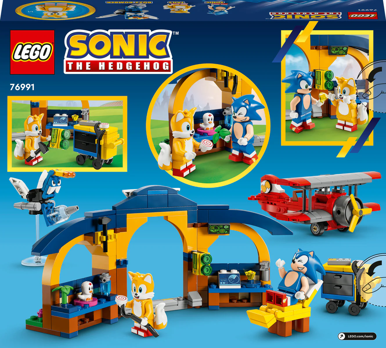 LEGO Sonic the Hedgehog Tails' Workshop and Tornado Plane 76991 - Image 3