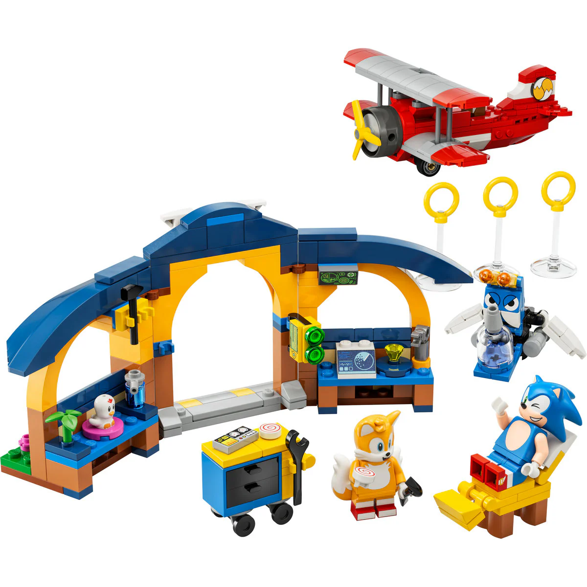 LEGO Sonic the Hedgehog Tails' Workshop and Tornado Plane 76991 - Image 5