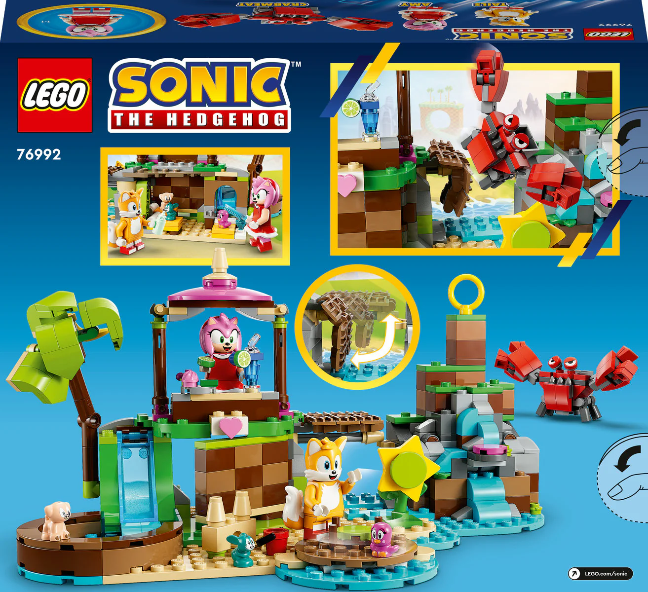 LEGO Sonic the Hedgehog Amy's Animal Rescue Island 76992 - Image 3