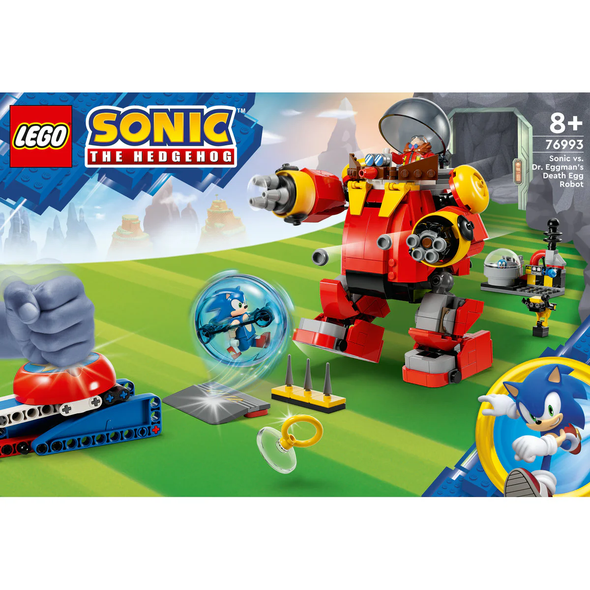 LEGO Sonic the Hedgehog Sonic vs. Dr. Eggman's Death Egg Robot 76993 - Image 2