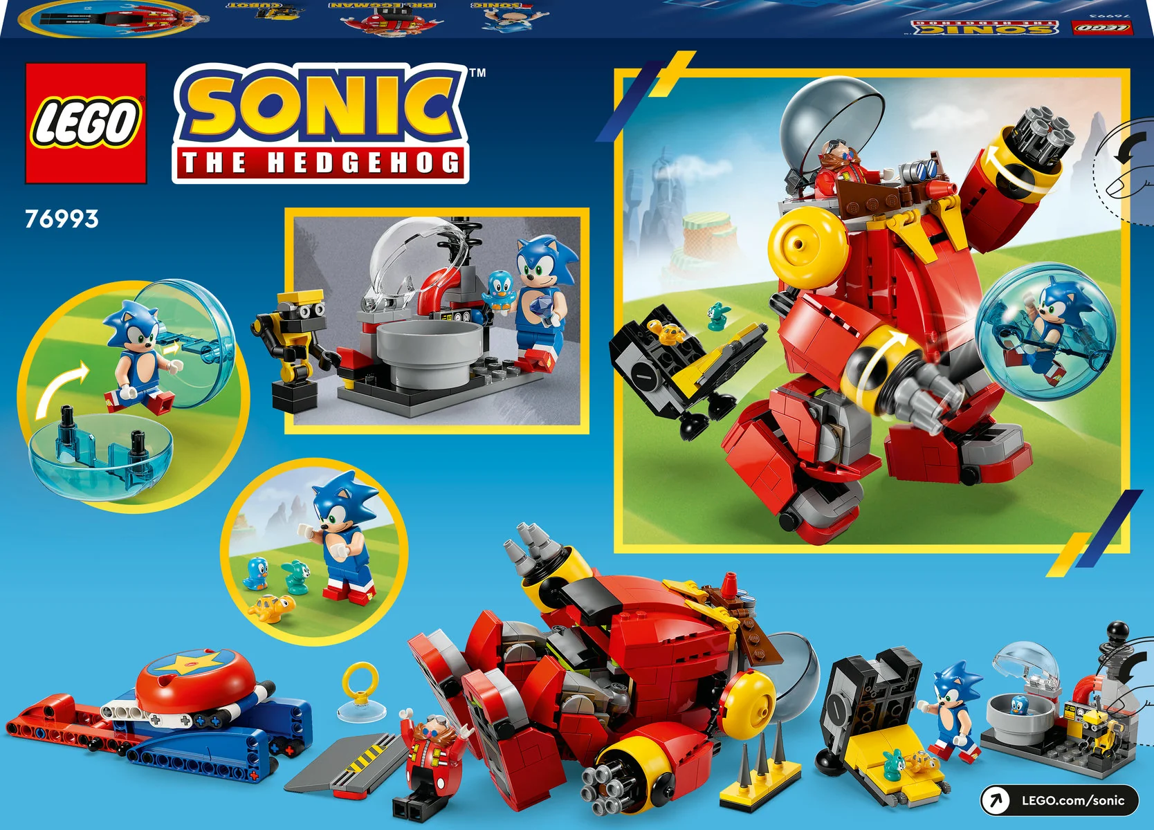 LEGO Sonic the Hedgehog Sonic vs. Dr. Eggman's Death Egg Robot 76993 - Image 3