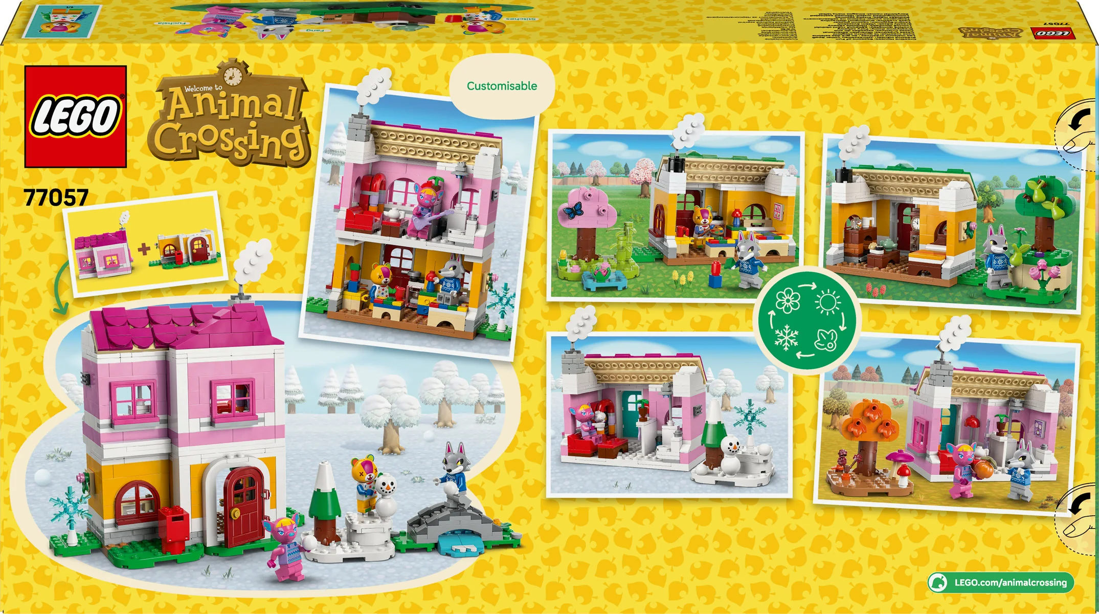LEGO Animal Crossing Creative Houses: Seasons of Fun 77057 - Image 4