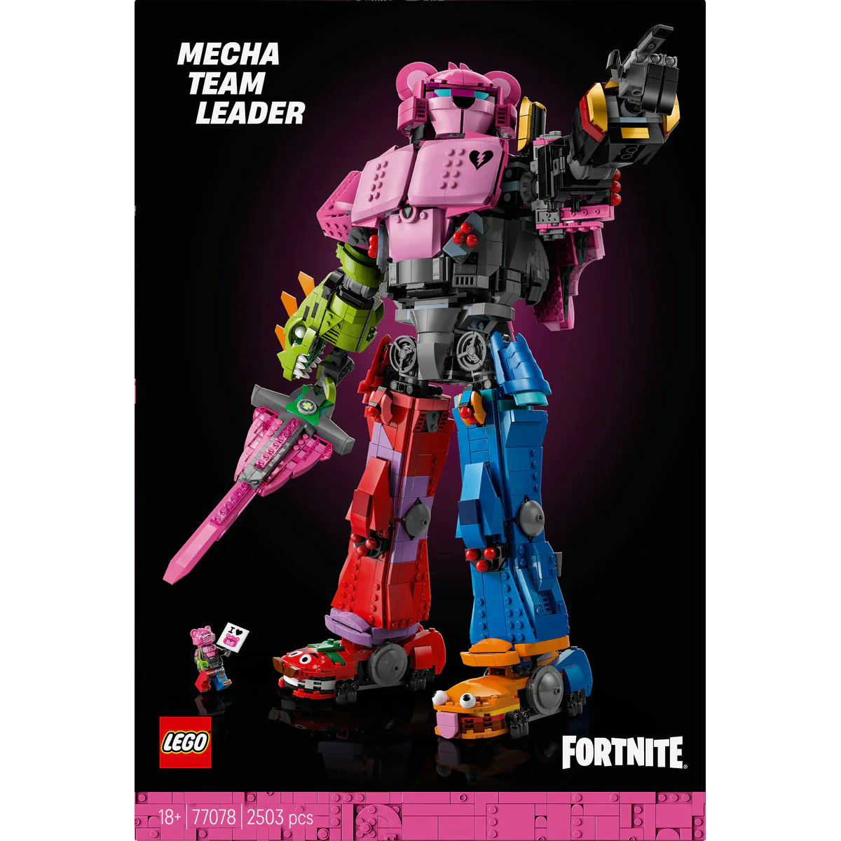LEGO Fortnite Mecha Team Leader Figure 77078 - Image 3