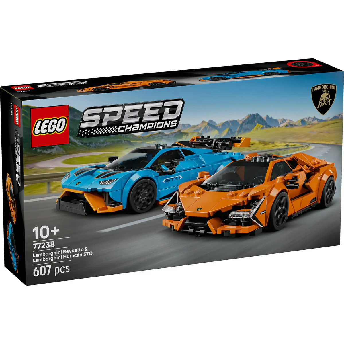 LEGO Speed Champions Lamborghini Revuelto & Huracán STO 77238 - Image 2