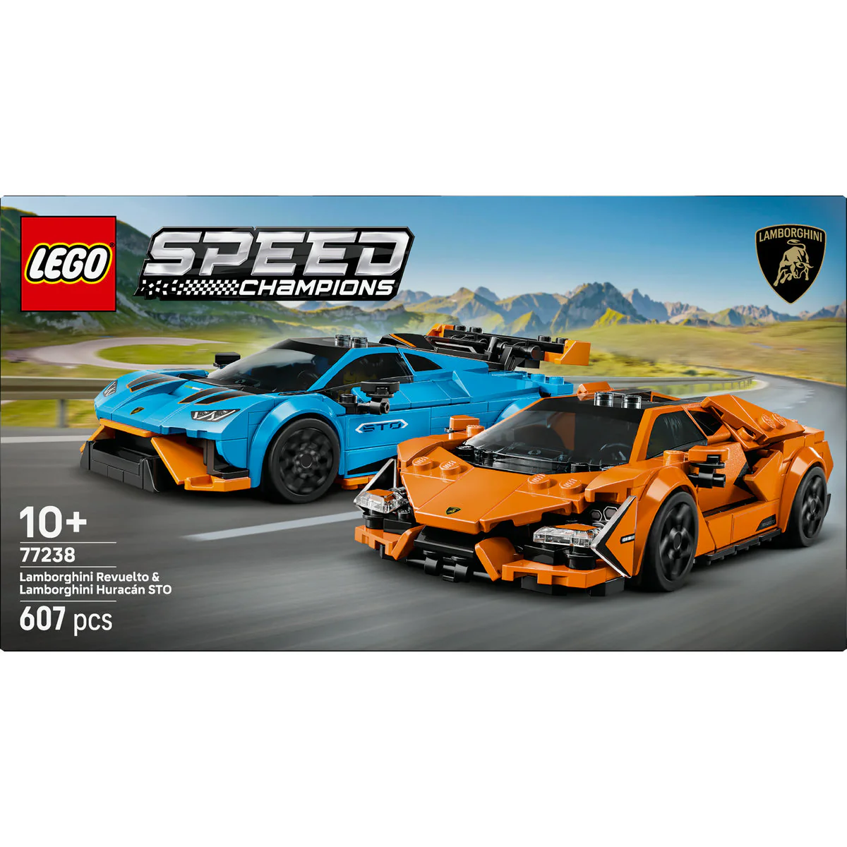 LEGO Speed Champions Lamborghini Revuelto & Huracán STO 77238 - Image 3