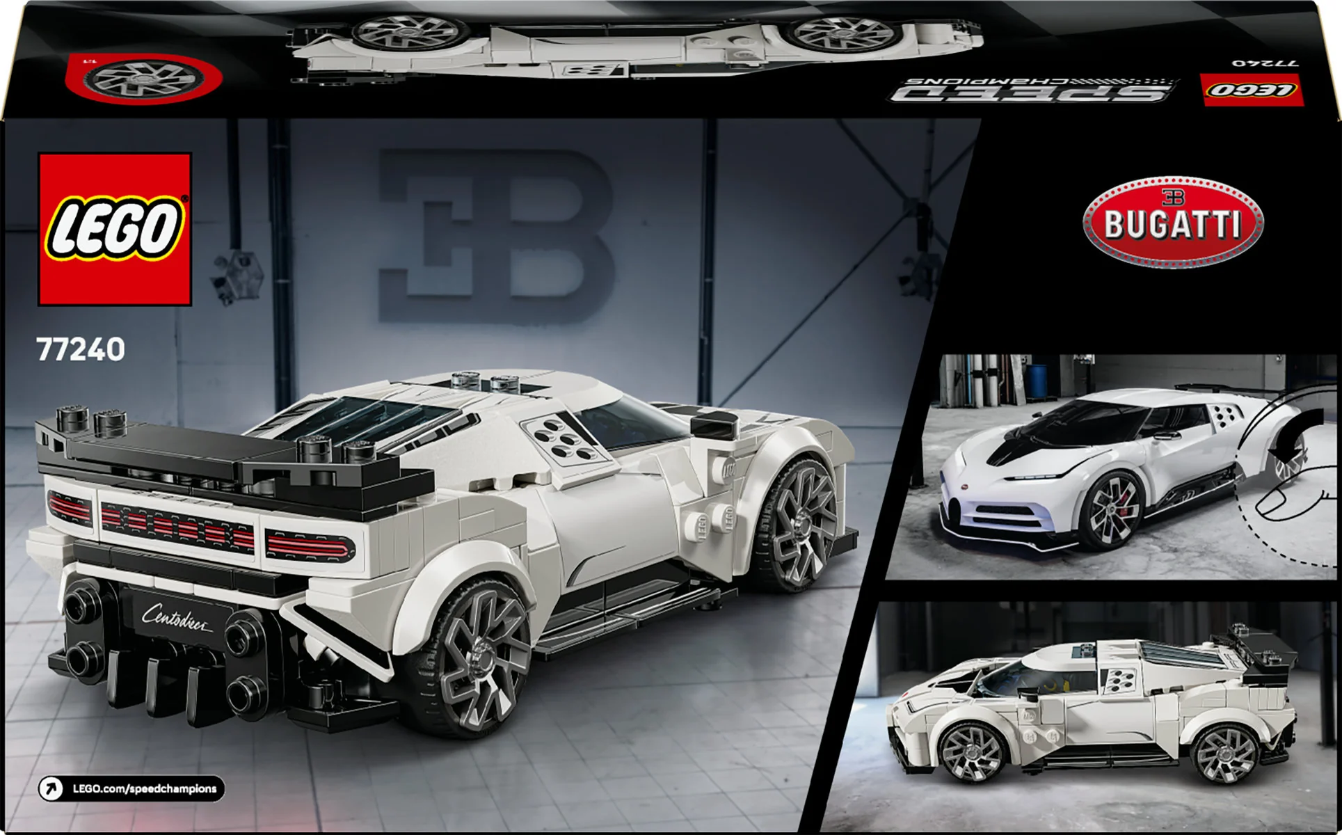 LEGO Speed Champions Bugatti Centodieci Hyper Sports Car 77240 - Image 5