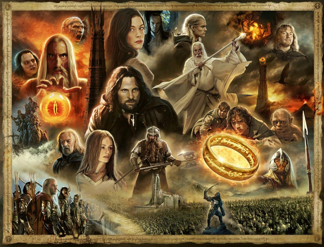 Ravensburger Lord of The Rings - The Two Towers 2000 Piece Jigsaw Puzzle - Image 2