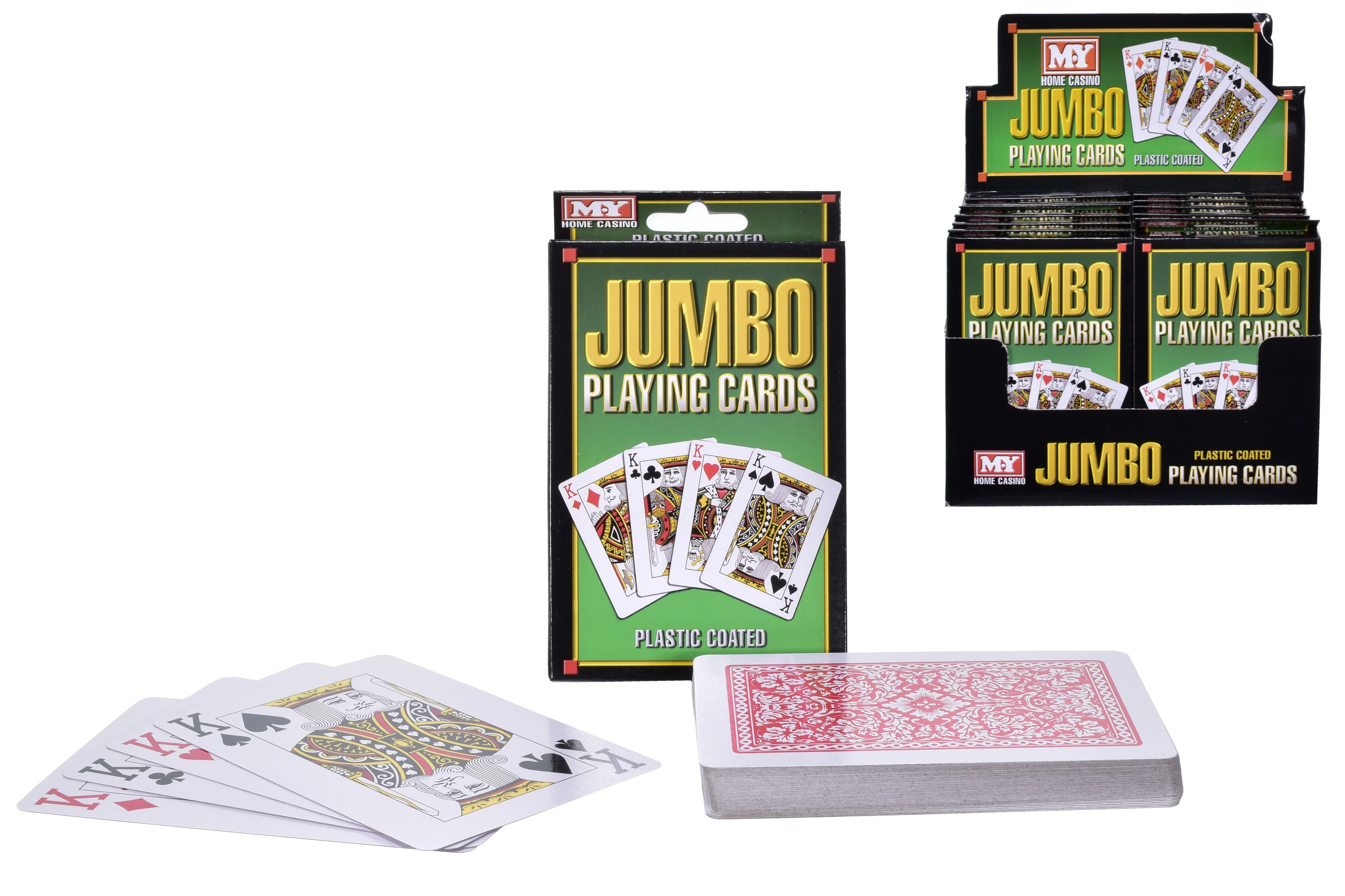 M.Y Plastic Coated Jumbo Playing Cards