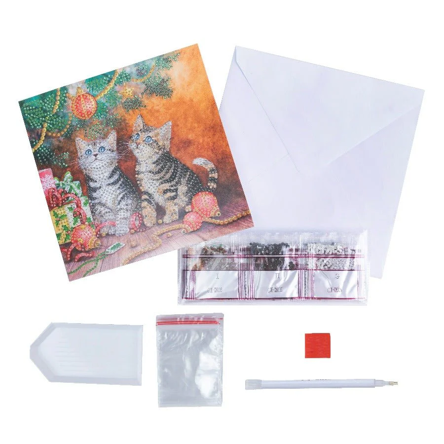 Magic of Christmas, 18x18cm Crystal Art Card - Image 2