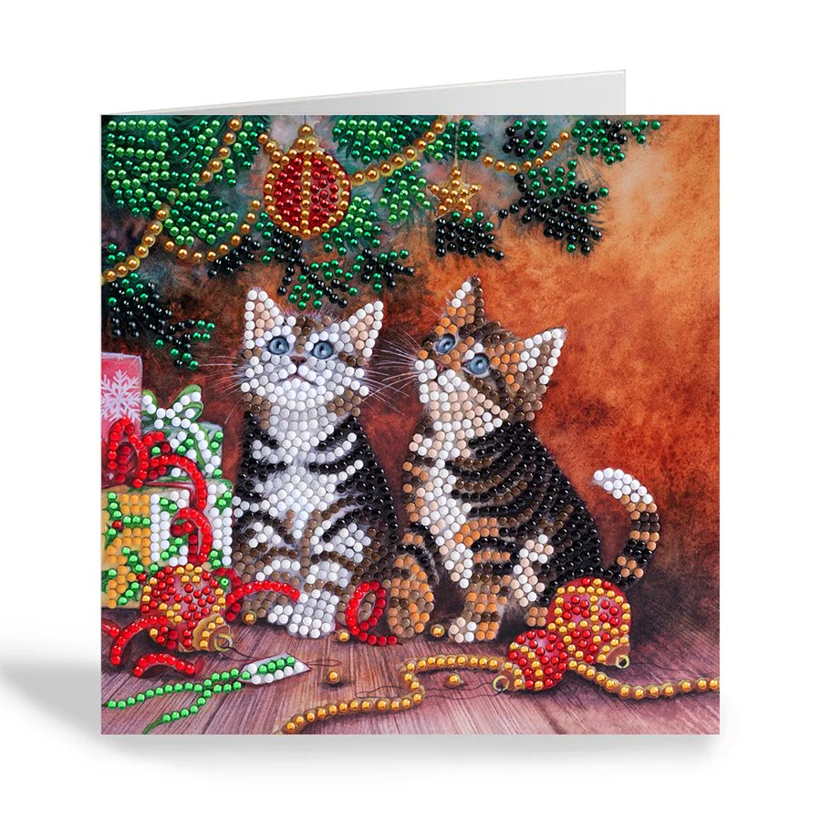 Magic of Christmas, 18x18cm Crystal Art Card - Image 3