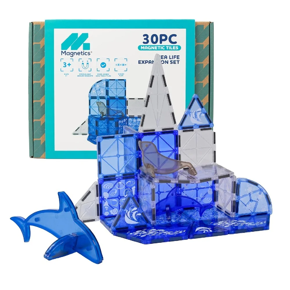 Magnetic tiles Sea Life Set 30 pcs - Image 2