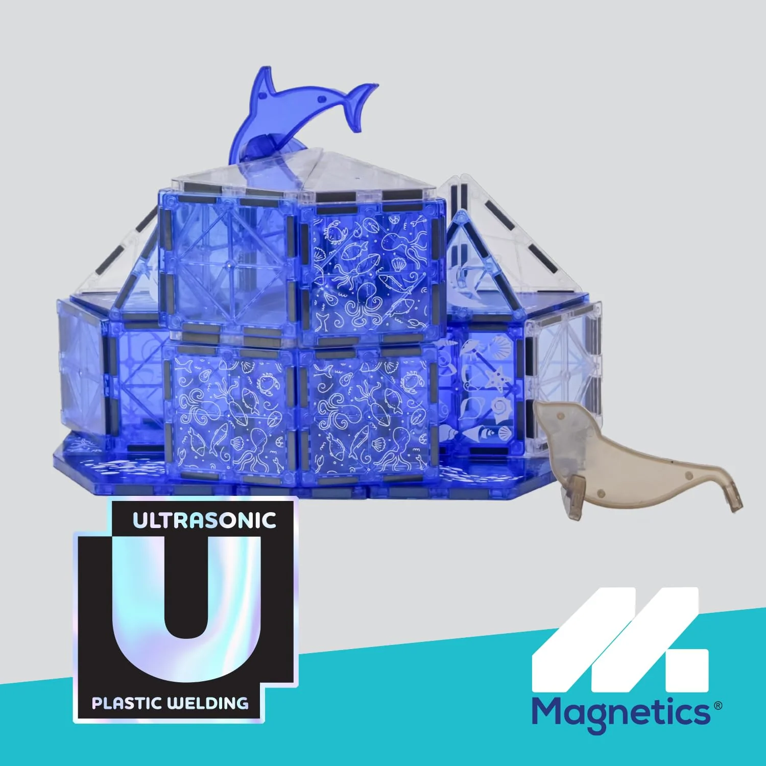 Magnetic tiles Sea Life Set 30 pcs - Image 3