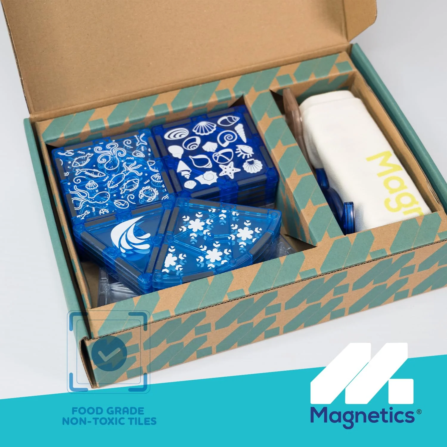 Magnetic tiles Sea Life Set 30 pcs - Image 4