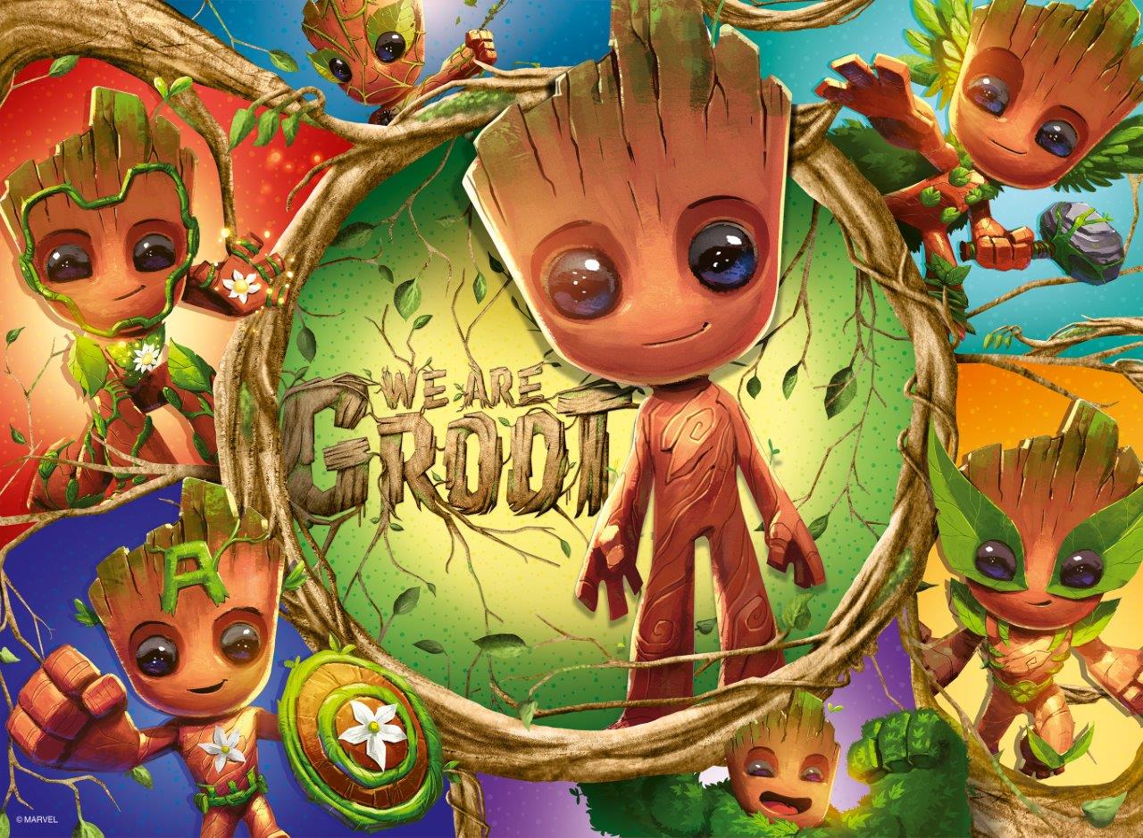 Ravensburger Marvel Groot XXL 100 Piece Jigsaw Puzzle - Image 2